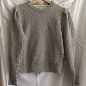 MOTHER the curve ball ,French Terry Heather Gray Sweatshirt size small